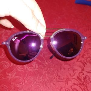 Ray ban purple reflective sunglasses
